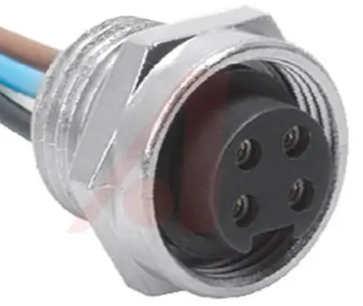 [U-95668] Turck Actuator and Sensor Receptacle, Front Mount (RKFV 40-1M/NPT W/LN)