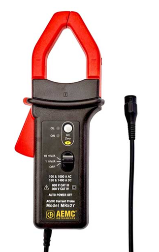 [1200.85] AEMC AC/DC Current Probe Model MR527 (100AAC, 150ADC, 10mV/A & 1000AAC, 1400ADC, 1mV/A, BNC Output) Replaces MR561