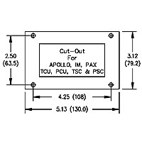 [PMK4B000] Apollo, IM, PAX, TCU, PCU, TSC, PSC and PXU Mounting Panel