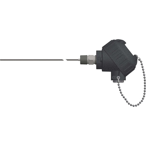 [KK28U-014-00-8HN34,SB] DUAL ELEMENT TYPE K THERMOCOUPLE, 14" LENGTH, CAST IRON HEAD, 1/2" CONDUIT REDUCER