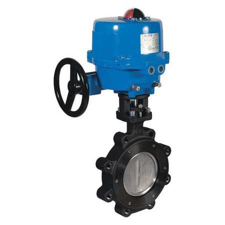 [MEN501S-003-4"] 4inch Butterfly Valve, Electric Actuator, On/Off, 100-240V AC