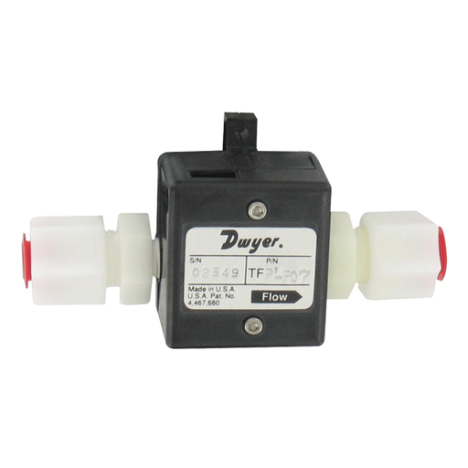 [TFP-LP05] Dwyer TFP-LP Liquid turbine flow meter, range .79 to 7.9 GPH (0.05 to 0.5 LPM), 1/4" OD connection