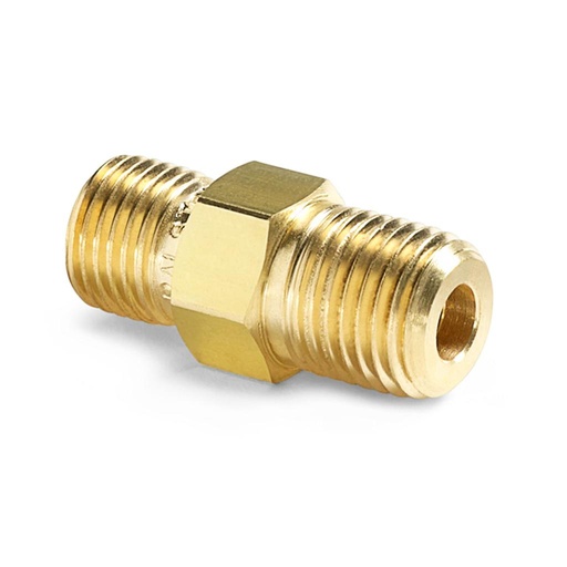 [QTHA-2MB1] 1/4" male NPT x male Quick-test, with check-valve, brass