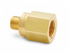 [QTHA-3FB1] 3/8" female NPT x male Quick-test, with check-valve, brass