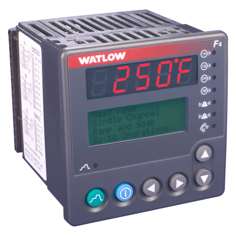 [F4DH-CCCC-11RG] Watlow 1/4 DIN Dual Channel Ramping Controller - Repair, S/N:016290