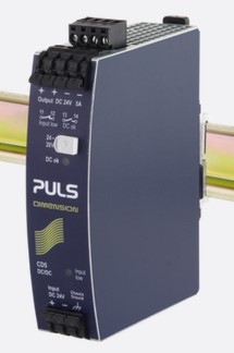 [CD5.241-S1] PULS DC/DC Converter, 120W, 24VDC In, 24-28VDC Out, 5-4.3A with Signal Contacts