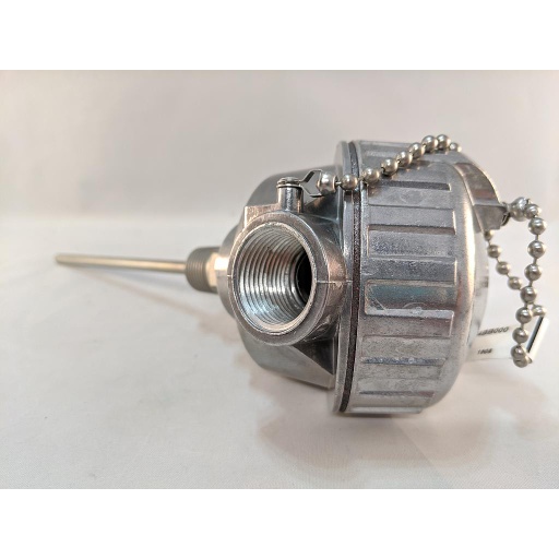 [RRJE00K050BA000] Watlow RR Style RTD w/Single Fitting, Single 3-Wire, Cast Alum. Conn. Head, 1/4" OD, 5" SS Mineral-Insulated Sheath, 1/2" NPT Fitting (664-400-003)
