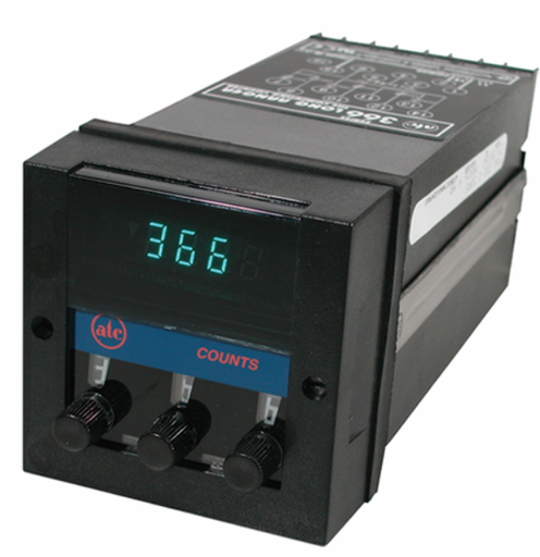[366C-400-Q-30-PX] ATC COUNTER 120VAC, SELECTABLE COUNT UP OR COUNT DOWN WITH DISPLAY, BASIC PLUG IN MODEL, RG 1-999, 10-9990, OR 12-99900