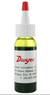 [A-126] 1 OZ DISPENSER BOTTLE OF FLUORESCEIN GREEN GAGE FLUID, CONCENTRATE