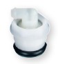 [A-315] Gage connector, shut off type, for 3/16˝ rubber tubing