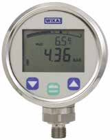 [74091511] Wika DG-10-S Series Digital Pressure Gauge, 3" Dial, 0-6000PSI, 1/4"NPT Lower Mount