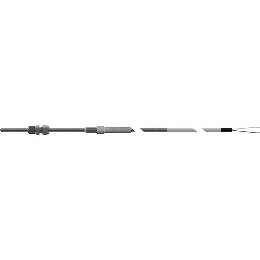 [JJ48U-006-00-8HN31] MgO Insulated T/C, Type J, 6"