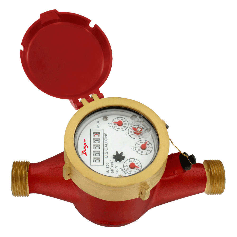 [WMH-A-C-07-1] MULTI-JET HOT WATER METER 1 GAL PULSE OUTPUT 1.5&quot;