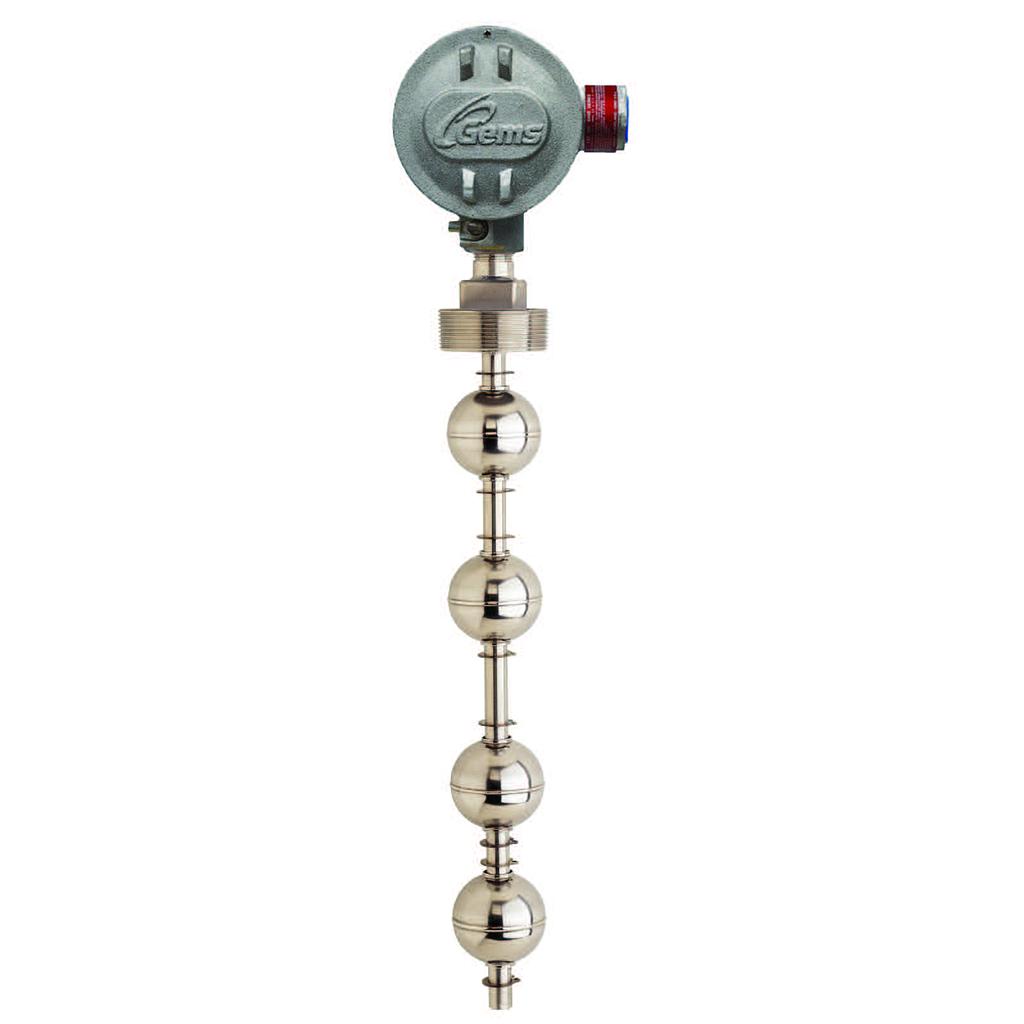 [WEB0037851] LS-800-3-SS-SS-SPST-020-GR2-3, LO = 28”, L1 = 26” normally open dry, L2 = 12” normally closed dry, L3 – 6.5” normally closed dry, Collar and setscrews, Explosion proof junction box