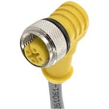 [U2424] TURCK WK 4.4T-3.3/S90-SP, M12 Eurofast 4-pin, right angle, female connection, 3.3M length, S90/SP=TPU Spiral Cable