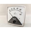[016-02VA-PZSM-C7-S2] CROMPTON FIESTA 3.5" AC VOLTMETER 0-150 VAC INPUT, 750 VAC SCALE