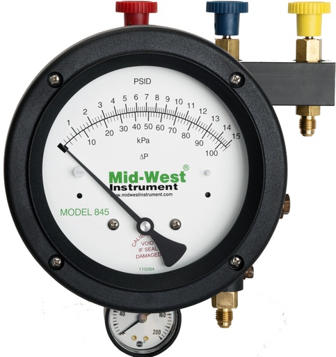 [845-3] Backflow Test Kit, 3-Valve w/Case and Fittings