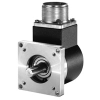 [ZDH2500H] ZDH Series, 2" Flange Mount Shaft Encoder, Quadrature Output, 2500 PPR