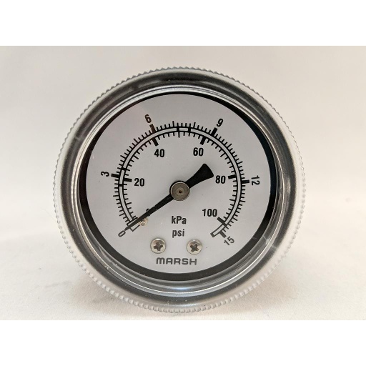 [J2052] PRESSURE GAUGE 0-160 PSI 2" 1/4"CBM 2% ACCURACY