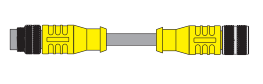 [U-59796] Turck Actuator and Sensor Cordset, Extension Cordset (BSM BKM 14-998-20)