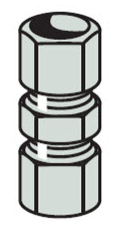 [24413] FABRI-LEVEL KIT COMPONENT, TUBE UNION, ALL 316 SS