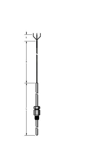 [RTJD30A112BB0Y0] Watlow RT Style RTD, Single 3-Wire, Cast Iron Conn. Head, 1/4" OD, 11.25" SS Sheath, Spring Loaded
