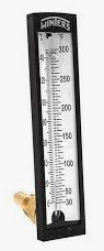 [TAS143] WINTERS TAS INDUSTRIAL 5" THERMOMETER, 1.26" ANGLED STEM, ABS CASE , 30°F to 300°F & 0°C to 150°C, w/ BRASS THERMOWELL