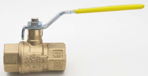 [161N-4"] BONOMI 4" NPT FULL PORT BRASS BALL VALVE