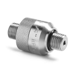 [QTHA-2MS0-QD] 1/4" male NPT QD (Quick-connect) Adapter, S.S.