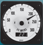 [007-DIAA-HGTU-A5] CROMPTON 4.5" SWITCHBOARD DIGITAL/ANALOG AC AMMETER