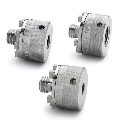 [XTHA-KIT4] (1) 1/8", (1) 1/4", (1) 1/2" FNPT Quick-connect S.S. x Male Quick-test XT adapters, nylon bag