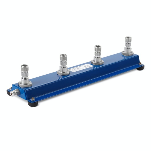 [MF4S-XF-XM-PL] 4 port manifold with Quick-test XT connections, 10,000 psi/700 bar, 316 Stainless Steel