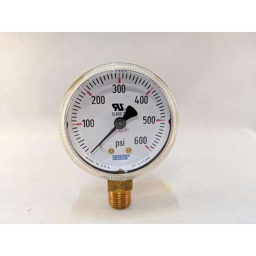 [62837-4000N20] 2" 316 SS PRESSURE GAUGE 0-4000PSI/BAR