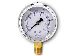 [EA14-D] Weksler Pressure Gauge 0-160 PSI, 4.5" Dial, SS Case, 1/4" NPT Bottom Mount, 1% Accuracy