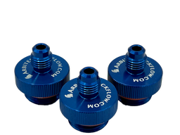 [QT150A] Set of 3 quick disconnect testing fittings in hard anodized aluminum 1/2&quot; size