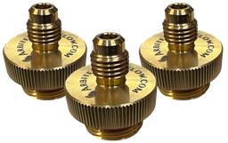 [QT150B] Set of 3 quick disconnect testing fittings in brass 1/2&quot; size