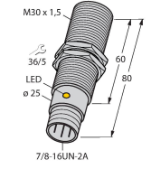 [43733] BI10-G30-RZ3X-B1131, Inductive Sensor