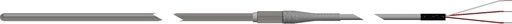 [R1T185L483-007-SL-8PU463] Pyromation Spring-Loaded RTD, Single 3-Wire, 1/4" OD x 7" SS Sheath