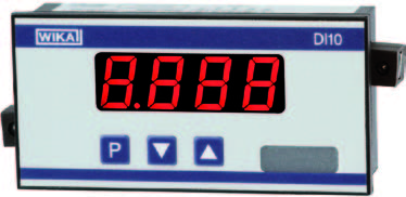 [14019786] Wika DI10 Digital Indicator, Input: 4-20 mA Current Loop, Alarm Output: 2 PhotoMOS Outputs