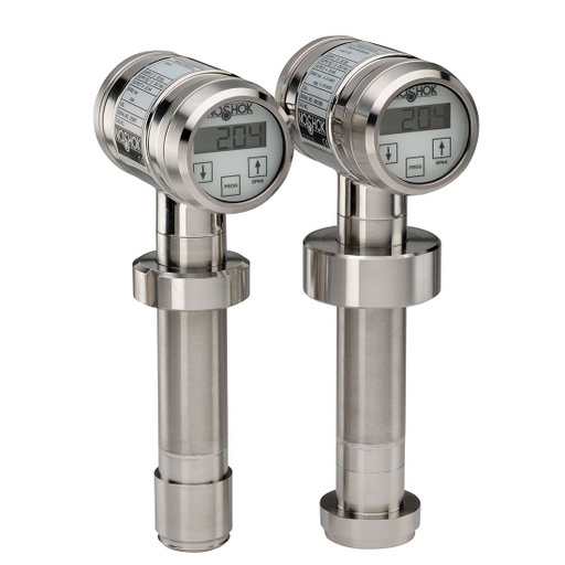 [204-93-47/470inH2O-1-1-28] 20 Series Intelligent Silo & Tank Level Sanitary Pressure Transmitter, 6", 47 inH20 to 470 inH20, Anderson Negele Type SL Long