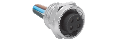 [U-33314] Turck Power Receptacle, Front Mount (RKF 44-0.3M/NPT)