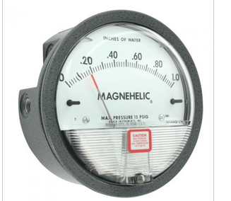 [2080] Magnehelic Differential Pressure Gage,0-80"H2O