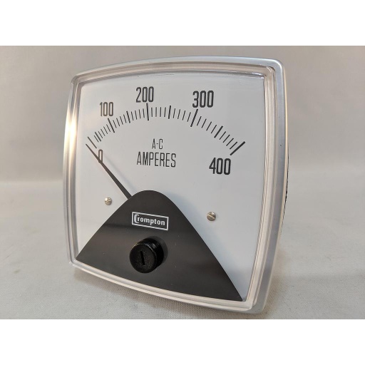 [016-02AA-LSSC-C7-S2-MG] CROMPTON FIESTA 3.5" 0-5 AAC RANGE 0-400 AAC SCALE W/ PANEL GASKET (50/60Hz)