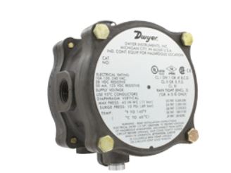 [1950G-0-B-120-NA] Series 1950G Explosion-proof Differential Pressure Switch, 0.15˝ - 0.50" w.c.