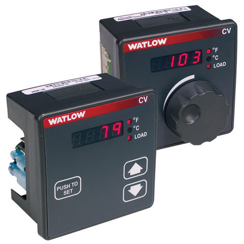 [2262-2637] CV SERIES ON-OFF TEMPERATURE CONTROLLER, 120VAC, 8A RELAY OUTPUT, PANEL MOUNT 1/8 DIN, 50-250F, PUSH TO SHOW PROCESS, CVC5HH00500250B