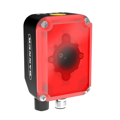 [808841] Banner ABR Series Barcode Reader; Resolution: 1600 x 1200 px; Lens: 16 mm Autofocus; Light: Red; Diffused; Ethernet & Serial Communications; 1D + 2D Code (ABR72L16-RDE2)