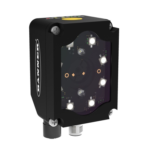 [808842] Banner ABR Series Barcode Reader; Resolution: 1280 x 1024 px; Lens: 9 mm Autofocus; Light: White; Polarized; Ethernet & Serial Communications; 1D + 2D Code (ABR71L9-WPE2)