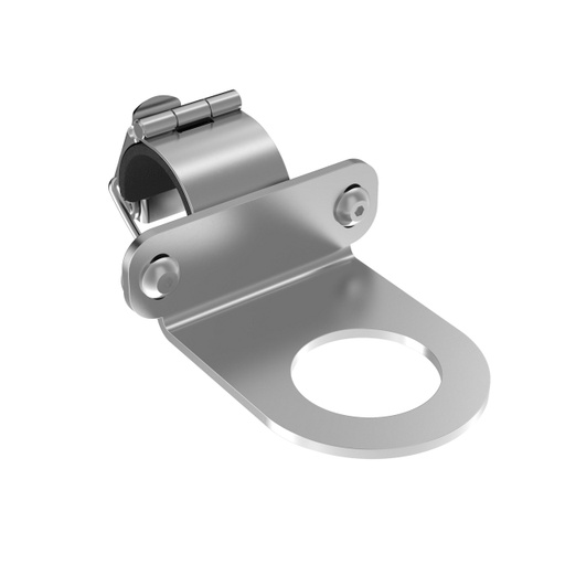 [808591] Banner Bracket: Right-Angle, Low Profile; Fits M30 Base; 300 Series Stainless Steel (No Hardware) (LMB30LPC)