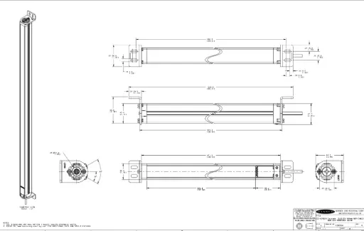 [85720] Banner EZ-SCREEN Cascade Receiver; Resolution: 30 mm; Range: 18 m (60 ft); Defined Area: 900 mm (35.4 in); Housing Length: 971 mm (38.2 in); Connection: 4-pin M12 Pigtail Connector (SLSCR30-900P4NT)