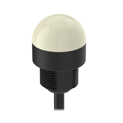 [802139] Banner K30 Series EZ-LIGHT: K30L2 7-color RGB Indicator; Voltage: 10-30 V dc; Housing: Polycarbonate; IP67 IP69K; Input: Bimodal; Colors: Multicolor; 2 m (6.5 ft) Integral Cable (K30L2RGB7)